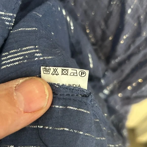 Santa Naturals | Gradient Blue ombré Maxi Dress | Size S/M - Picture 7 of 8